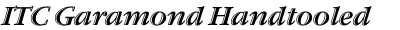 ITC Garamond Handtooled Bold Italic